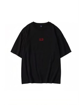 Black 12 Print T-Shirt | Jimin – BTS