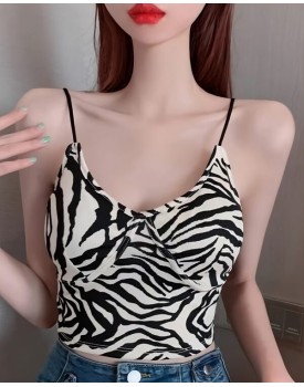 Black And White Zebra Pattern Camisole Top | Dami – Dreamcatcher